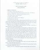 BÁO CÁO THƯỜNG NIÊN NĂM HỌC 2024 - 2025