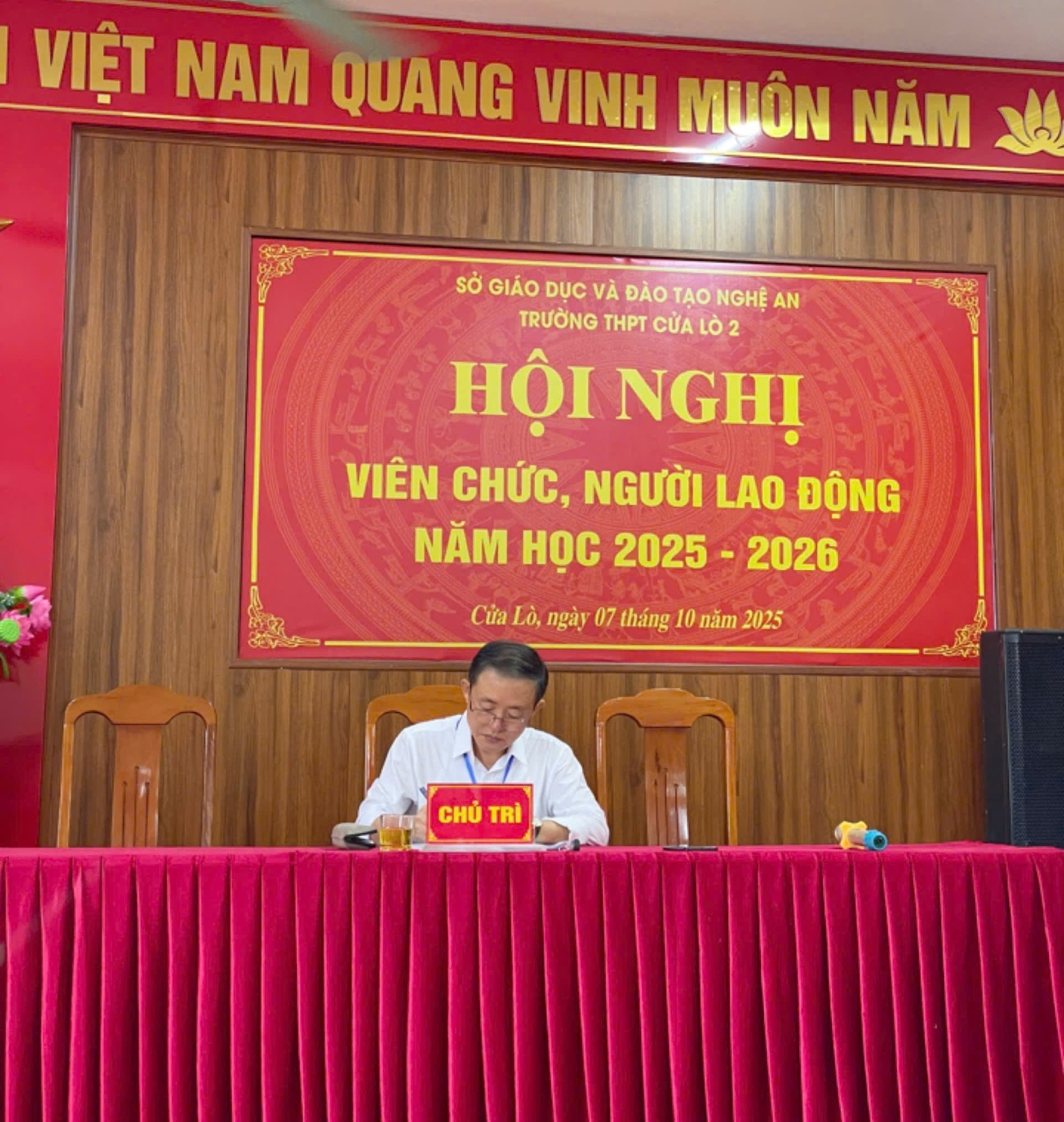 HỘI NGHỊ VIÊN CHỨC, NGƯỜI LAO ĐỘNG NĂM HỌC 2025 - 2026